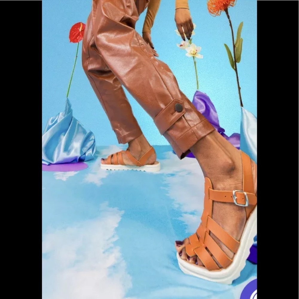 New Direct This is Our Other Line Strappy Sandal 37 or 39; 7 or 9